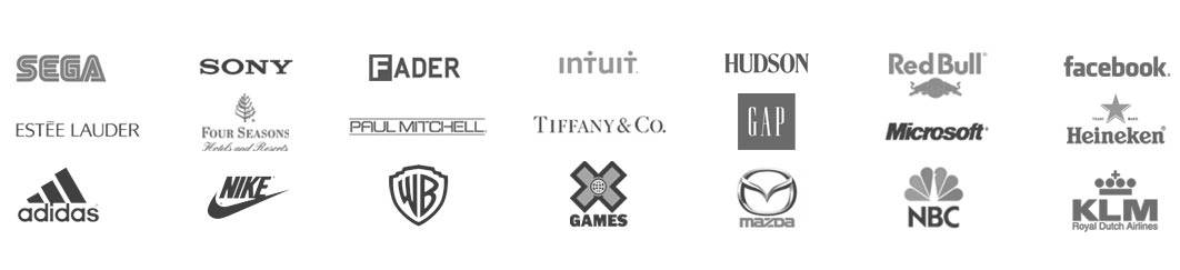 Logos of Keshot's clients